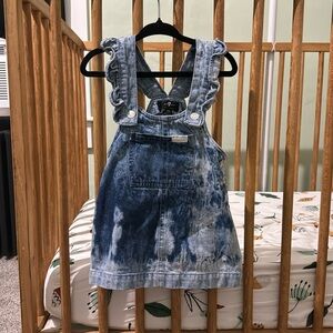 For All Man Kind Denim Over-Alls Dress